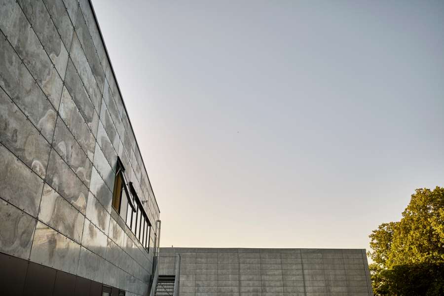 A steel façade with character provides room for sport organisations, Ringsted Sportscenter, Tværalle 8, 4100 Ringsted, Denmark